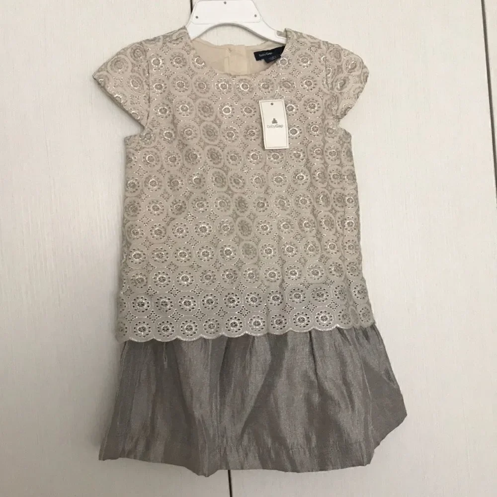 🎉1 hr sale 🎉golden gray sparkle  dress
